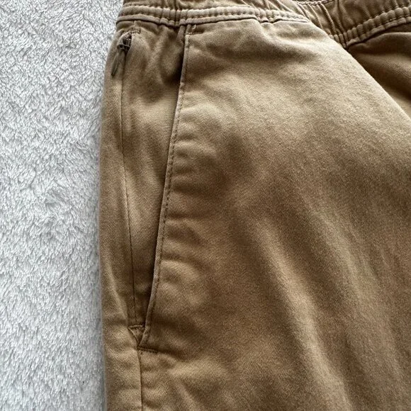 Hollister MT Men’s Joggers Tan Tapered Drawstring Tall Length - Picture 7 of 14